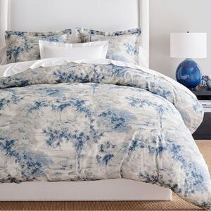 NWOT Pottery Barn Jardin Toile King Duvet Cover & shams